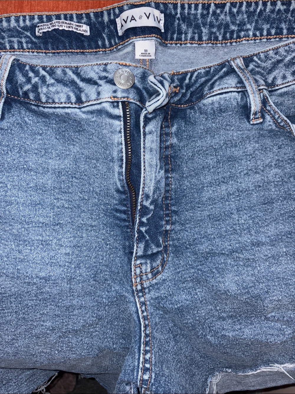 Ava & Viv Light Wash High-Rise Jeans